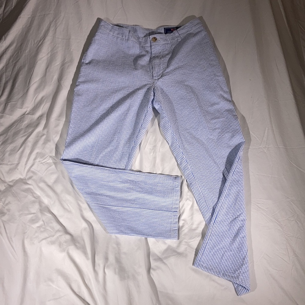 Vineyard Vines Men’s Seersucker Striped Slacks